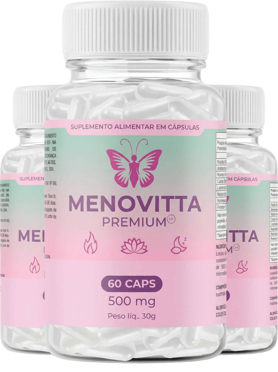 Kit Menovitta Premium 3 frascos · protocolo 90 dias